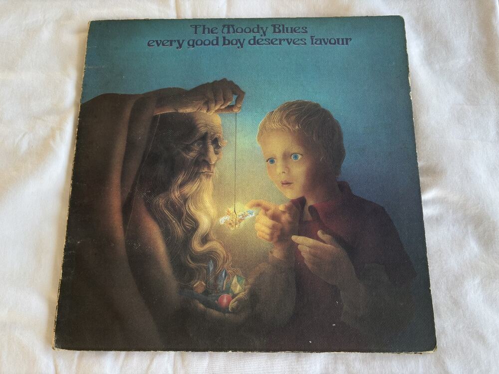 Moody Blues every good boy deserves favour LP Vinyl Record ultrasonic cleaned